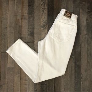 Vintage Express white high waist skinny jeans!